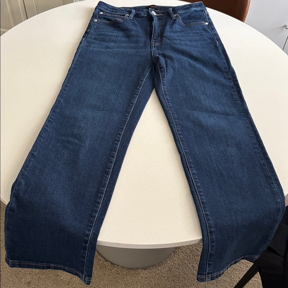 Quince Bella Stretch Straight Jeans Midnight Blue Size 27 - Picture 4 of 9